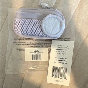 Dagne Dover Washed Lilac Mesh Mara Keychain